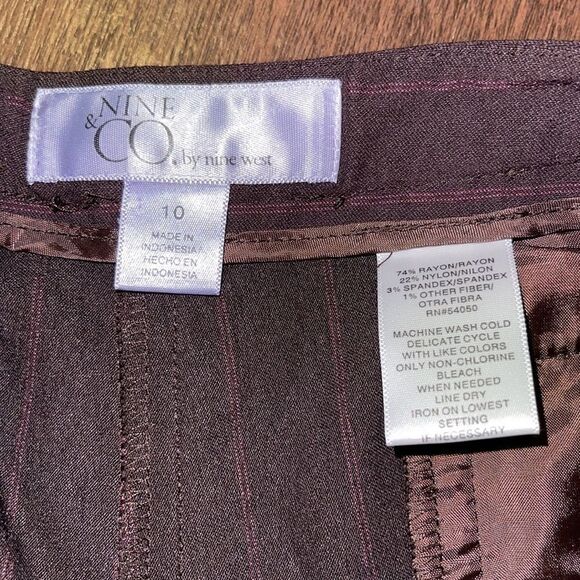 NWT Nine West Women’s Dress Pants Size 10 - Picture 5 of 5